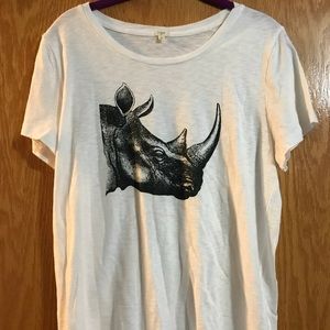 LAST WEEK AVAILABLE- J Crew Rhino Tee